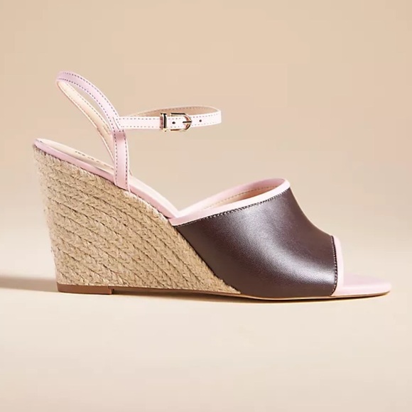 Anthropologie Maeve Wedge Sandals Size 9 - Picture 1 of 12